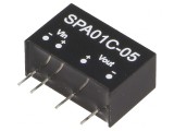 Convertor DC/DC 1W 36-75V la 5V 20-200mA SIP6