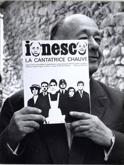 Eugen Ionescu, Cantareata Cheala/Chantatrice Chauve,Ilustr.Massin-Autograf,1964
