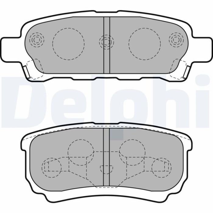 DELPHI LP1852 set placute frana,frana disc