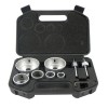 Set 6 Carote Diamantate 22-73mm GEKO G39990, pentru gips-carton, placi de gips