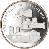 Elvetia 20 Francs 2004 (Castles of Bellinzona) Argint 20g/835, 32.8 mm KM-108 UNC !!!