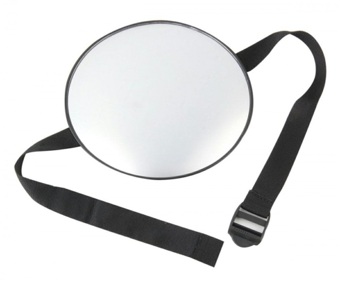 Oglinda retrovizoare bebelusi, diametru 17 cm, negru
