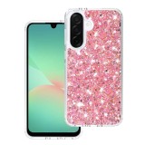 Husa cu sclipici Samsung Galaxy A26 5G Techsuit Sparkly Glitter, roz