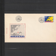 RO - FDC - EXPOZITIA DE MAXIMAFILIE EUROMAX ( LP 856 ) 1974 ( 1 DIN 1 )