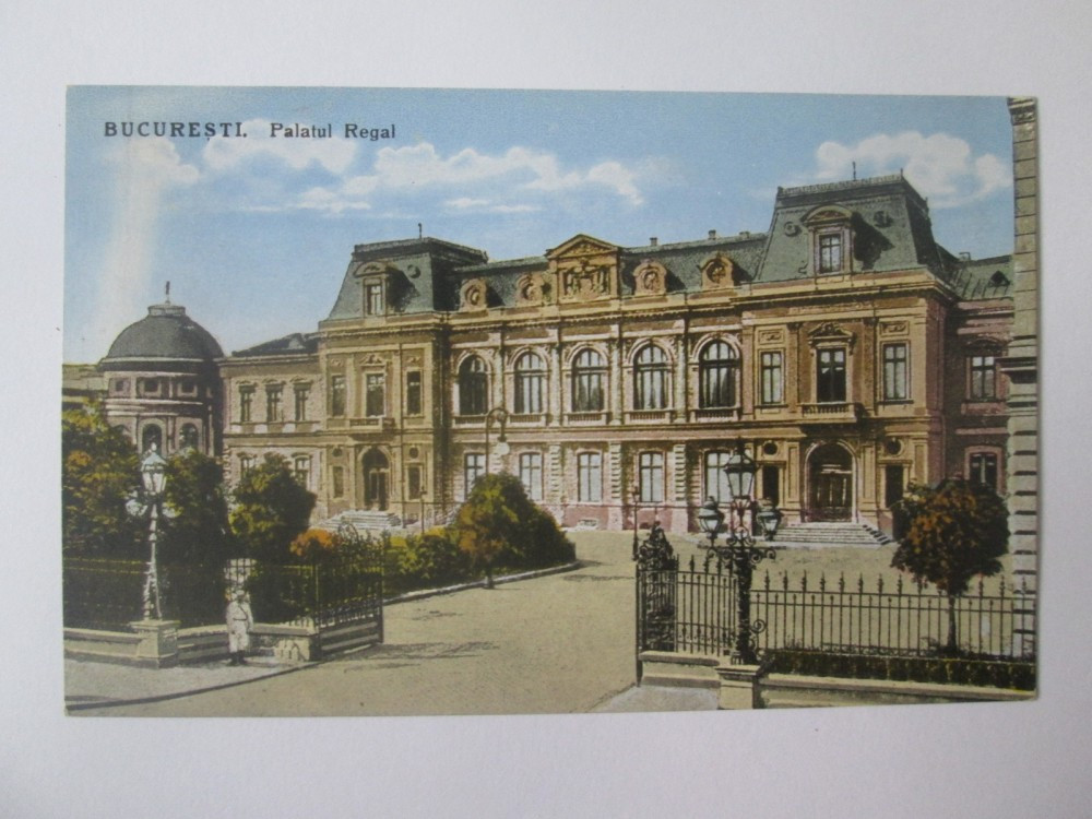 Carte postala necirculata Bucuresti-Palatul Regal anii 20, Printata |  Okazii.ro