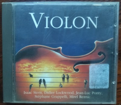 CD ANTOLOGIE SONY JAZZ/CLASSICAL:VIOLON/1991:Stephane Grappelli/Didier Lockwood/Jean-Luc Ponty/Isaac Stern/Mirel Reznic/Francis Covan/Zimansky/Midori+ foto
