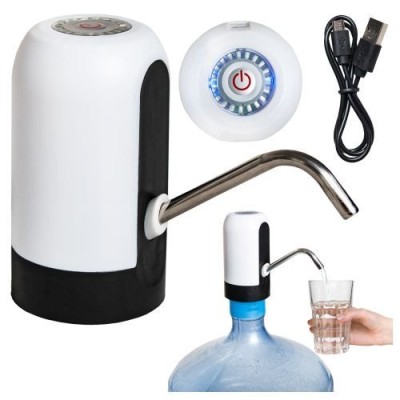 Pompa electrica pentru Bidon, Reincarcabila prin cablu USB Inclus foto