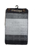 Cumpara ieftin Set covorase de baie 3 piese antiderapante - Gri 50x80 cm