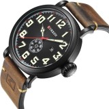 Curren 8283 &ndash; Ceas Bărbătesc Design Militar &ndash; Carcasă Aliaj &ndash; Curea Piele