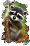 Sticker decorativ Raton, Gri, 90 cm, 7860ST-1