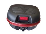 Cutie Portbagaj Moto/ATV 40L Negru, Top Case Scuter, Depozitare Obiecte Personale, Montaj Facil