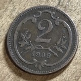 MNDSTR AUT22 Austro-Ungaria 2 hellar 1909