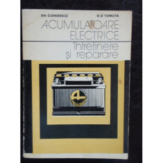 ACUMULATOARE ELECTRICE - GH. CLONDESCU