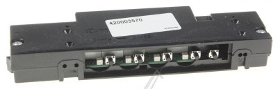 CONTROL BOARD BUTT.ESB 4SP. 5SW.LED AMBER 133.0204.014 /Franke FABER / ROBLIN foto