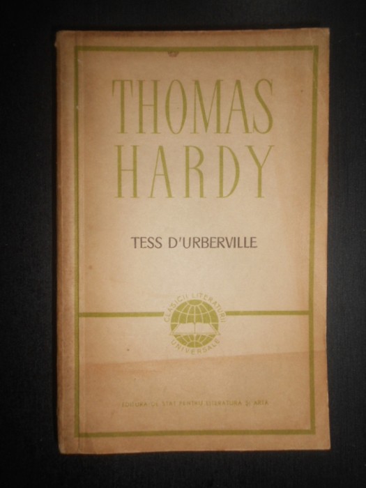 Thomas Hardy - Tess D&#039;Urberville