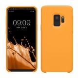 Husa kwmobile pentru Samsung Galaxy S9, Silicon, Portocaliu, 44182.150