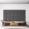 vidaXL Panouri perete 12 buc. gri 30x30 cm piele ecologică 1,08 m&sup2;