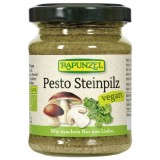 Sos Pesto cu Hribi Bio Rapunzel, Vegan, Ulei Masline Extravirgin, 130ml