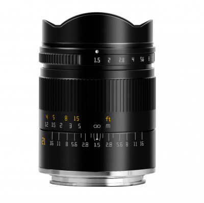 Obiectiv TTArtisan 21mm F1.5 Negru pentru Sony E-Mount DESIGILAT foto