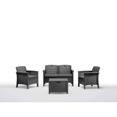 Set Gradina Venezia 4 Persoane &amp;ndash; Antracit foto