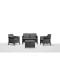 Set Gradina Venezia 4 Persoane &ndash; Antracit
