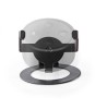 Stand Portabil Nedis pentru Amazon Echo Dot, Birou, Otel, Negru, Max 1kg, Fix, Antizgarieturi, Montare Usoara