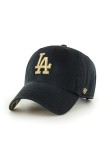 47brand șapcă de baseball din bumbac MLB Los Angeles Dodgers culoarea negru, cu imprimeu, 47 Brand