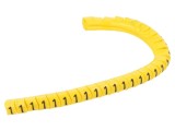 Markere Marcaj PVC Galben 2,5-5mm