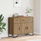 Bufet Artisan Oak 97x32.5x74.5 cm Lemn prelucrat