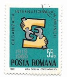 Romania (303) - Organizatia Internationala a Muncii, 1969 - obliterata