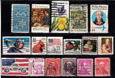 A7 T1 54 - Timbre foarte vechi - America foto