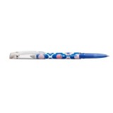 Flower Body Uni-ball Roller Dark Blue Gel Pen 0.7