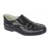 Pantofi barbati decupati pe calapod lat din piele naturala cu masuri 39 - 47