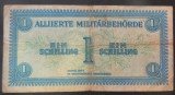 Bancnota ISTORICA 1 SCHILLING - AUSTRIA OCUPATIE MILITARA, anul 1944 *cod 900