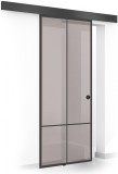 Usa culisanta Boss &reg; Black, model Club negru, 80x215 cm, sticla 8 mm bronz securizata, glisanta in ambele directii