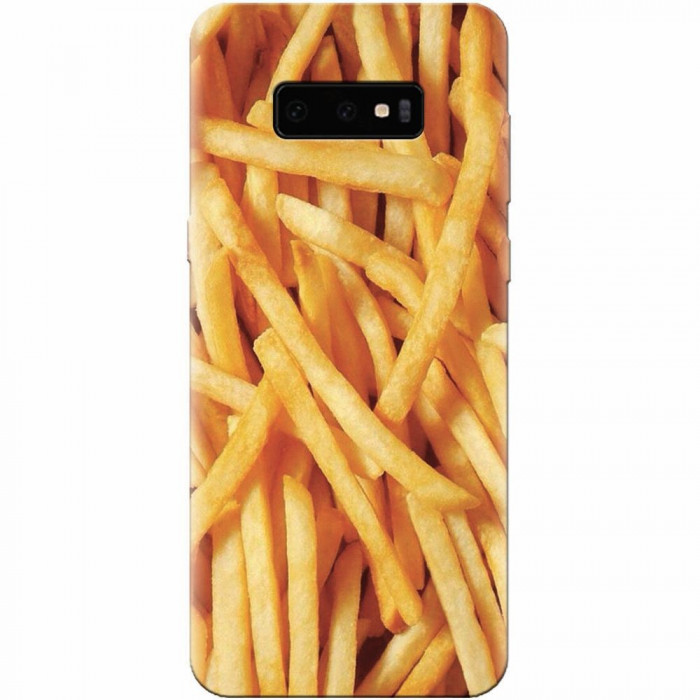 Husa silicon pentru Samsung Galaxy S10 Lite, Fries