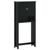 Dulap masina de spalat &bdquo;BERG&rdquo; negru 76x27x164,5 cm lemn masiv