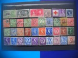 HOPCT LOT NR 576 ANGLIA SI COLONII BRITANICE-36 TIMBRE VECHI-STAMPILAT