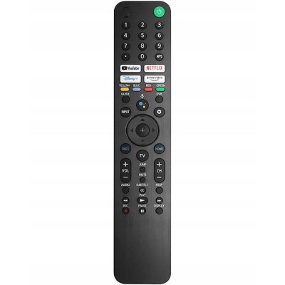 Telecomanda pentru Smart TV Sony RMF-TX520U, x-remote, Functia vocala, Netflix, YouTube, Disney+, Prime video, Negru foto