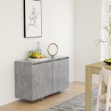 VidaXL Servantă, gri beton, 120x41x75 cm, PAL