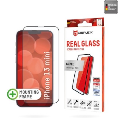Folie pentru iPhone 13 mini - Displex Real Glass Full Cover - Black foto