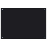 Cumpara ieftin Panou antistropi de bucatarie, negru 90x60 cm sticla securizata