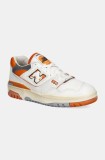 New Balance sneakers din piele 550 culoarea alb, BB550VTF