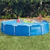 Piscina Intex Metal Frame 366x76 cm, 6503L, Albastra, Cadru Otel, 28210NP