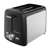 Prajitor de paine FRAM FTP-8007SSBK, 800W, 2 felii, 7 niveluri de prajire, Negru