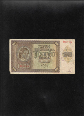 Croatia 1000 kuna 1941 seria1207814 foto