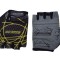 Manusi ciclism adulti, Leoshi, cu gel, culoare negru/galben, marime XL Cod:LSL3256