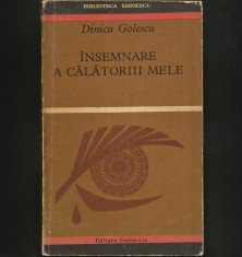 &Icirc;nsemnare a Călătoriii / Călătoriei Mele, de Dinicu Golescu