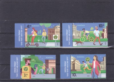 ROMANIA 2022 VINEREA VERDE, SERIE CU TAB,LP 2355 MNH** foto