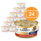 Cumpara ieftin Conservă Gourmet GOLD - pateu cu vită, 24 x 85g